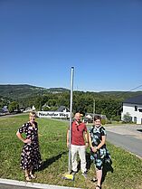 Bürgermeister-Runde v.l. Neuhof, Herrieden und Bockau