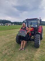 Gewinner der Auszeichnung um den schönsten Traktor - Gunar Schmiedel